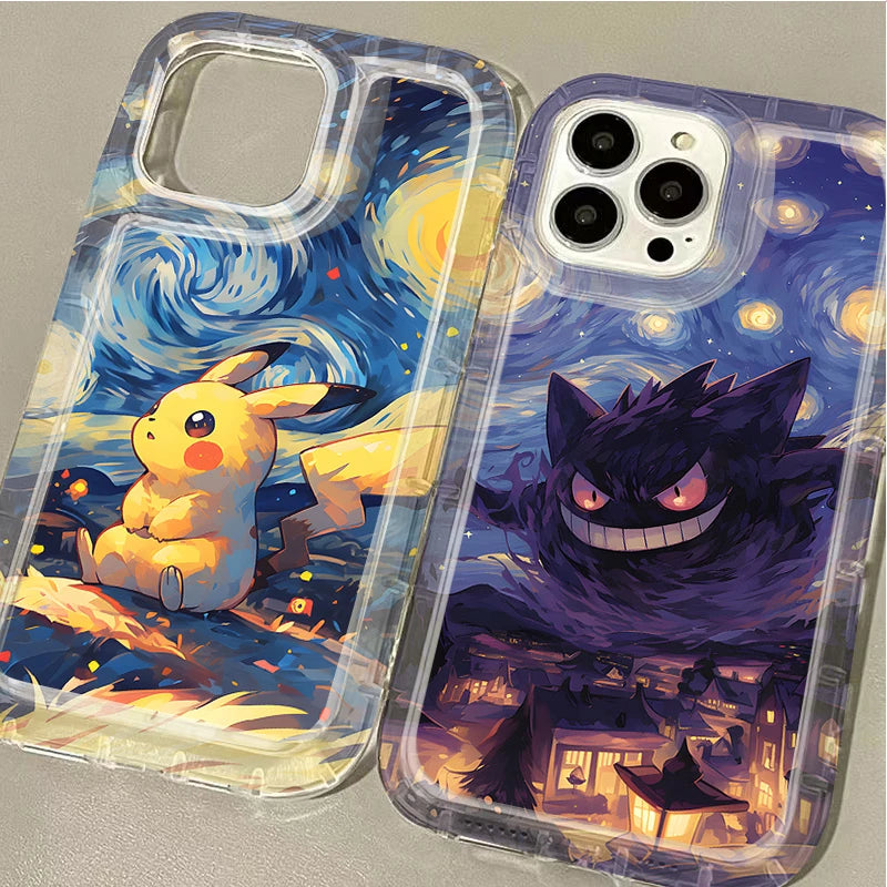 Oil Painting Pokemon Case for iPhone - Nova Cases