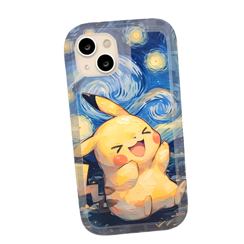 Oil Painting Pokemon Case for iPhone - Nova Cases