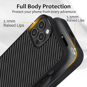 High-End Carbon Fiber Armor Shockproof Case for iPhone - Nova Cases