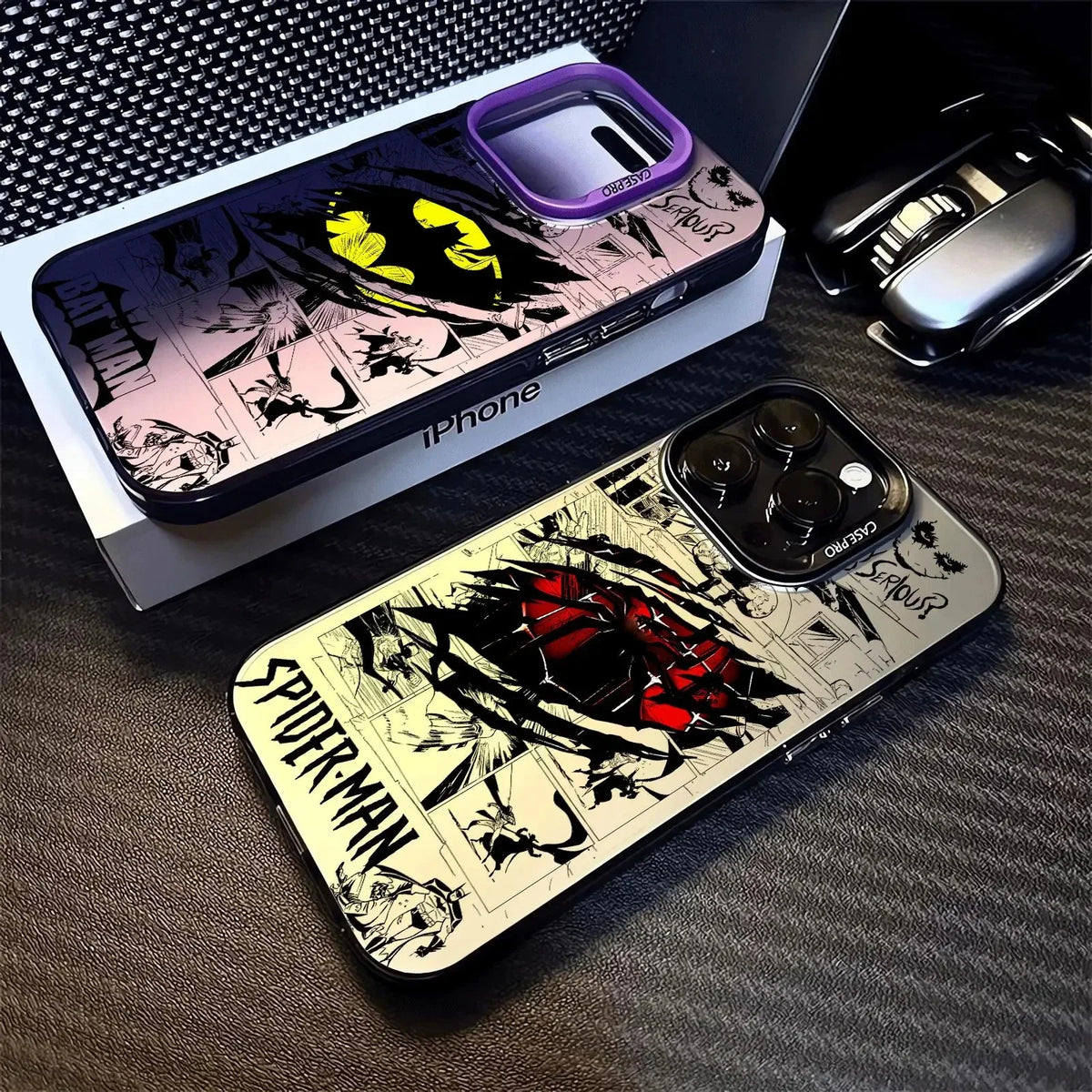 SpiderMan/Batman Phone Case For iPhone - Nova Cases