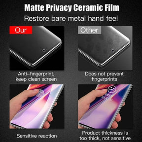 3Pcs Matte Ceramic Privacy Screen Protector for Samsung - Nova Cases